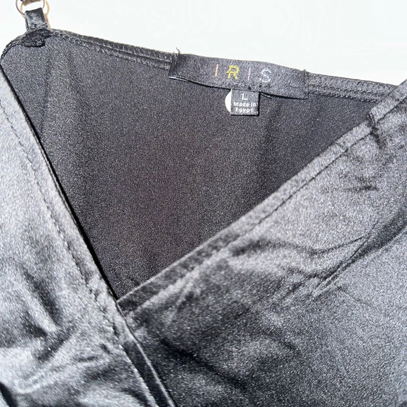 Black Satin Cami top - Picture 2 of 4